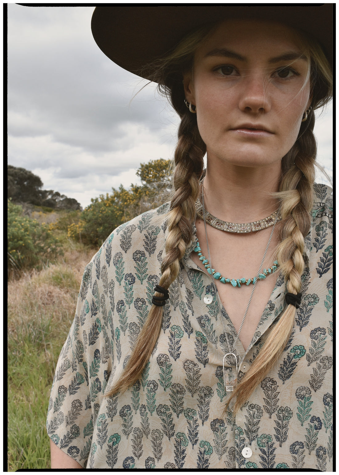 Astralagus Silk Crepe Oversized Shirt ~ Elm