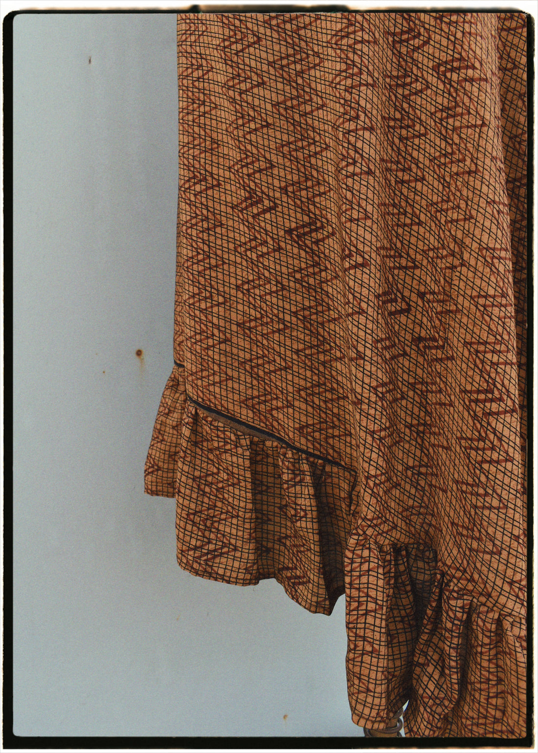 Rumex Silk Slip Dress ~ Barkcloth M