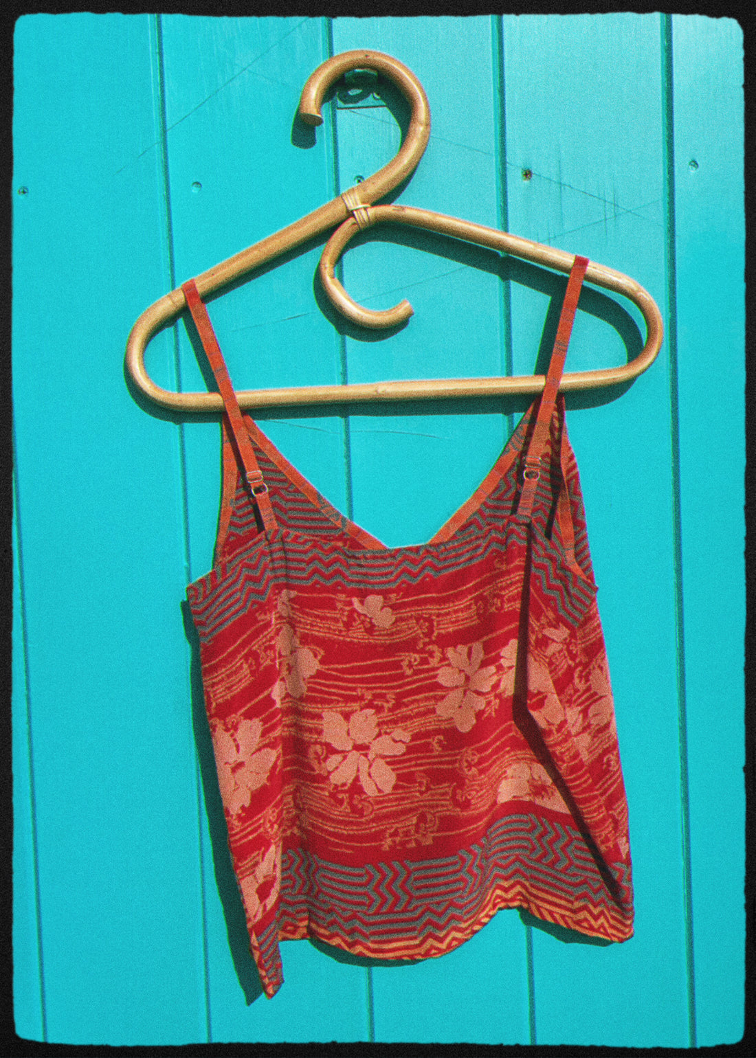 Reseda Silk Crepe Camisole Top ~ Clementine XS
