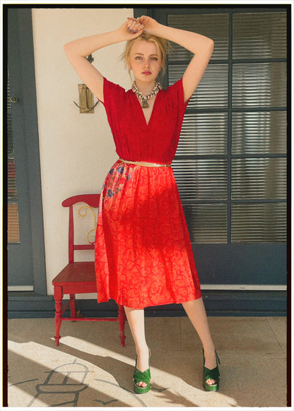 Protea Silk Crepe 1930&