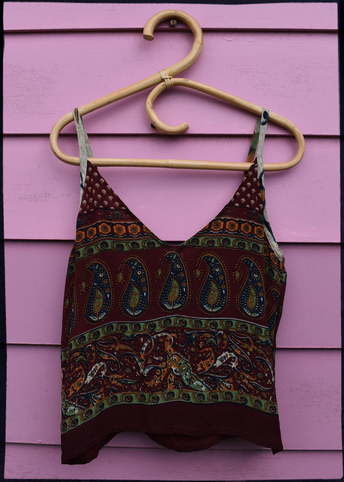 Reseda Silk Crepe Camisole Top ~ Arabian S