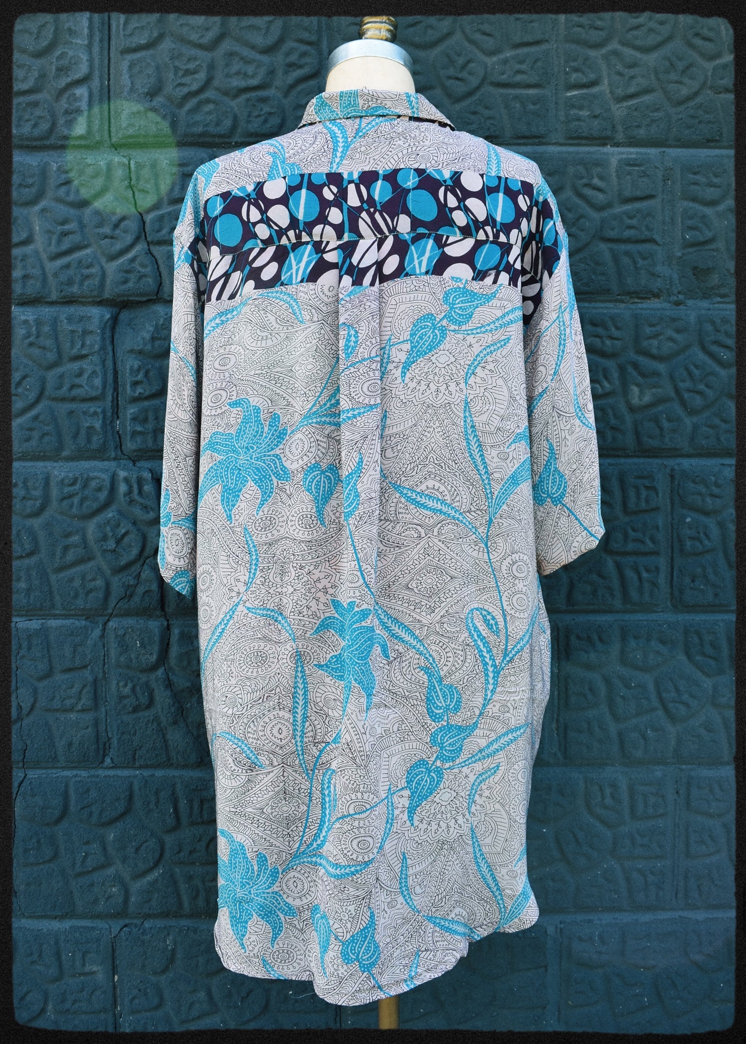 Astralagus Silk Crepe Oversized Shirt ~ Cinder