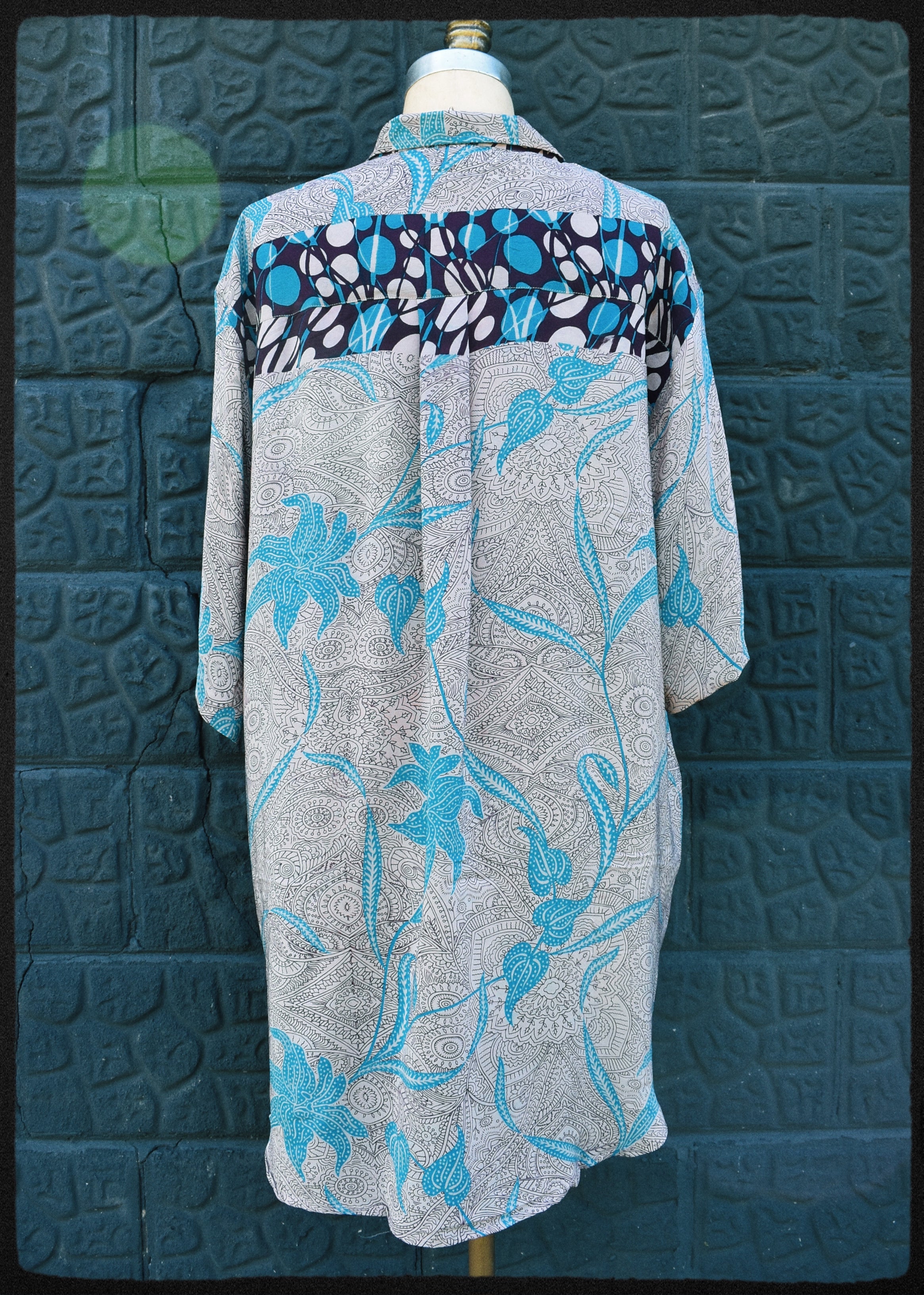 Astralagus Silk Crepe Oversized Shirt ~ Cinder