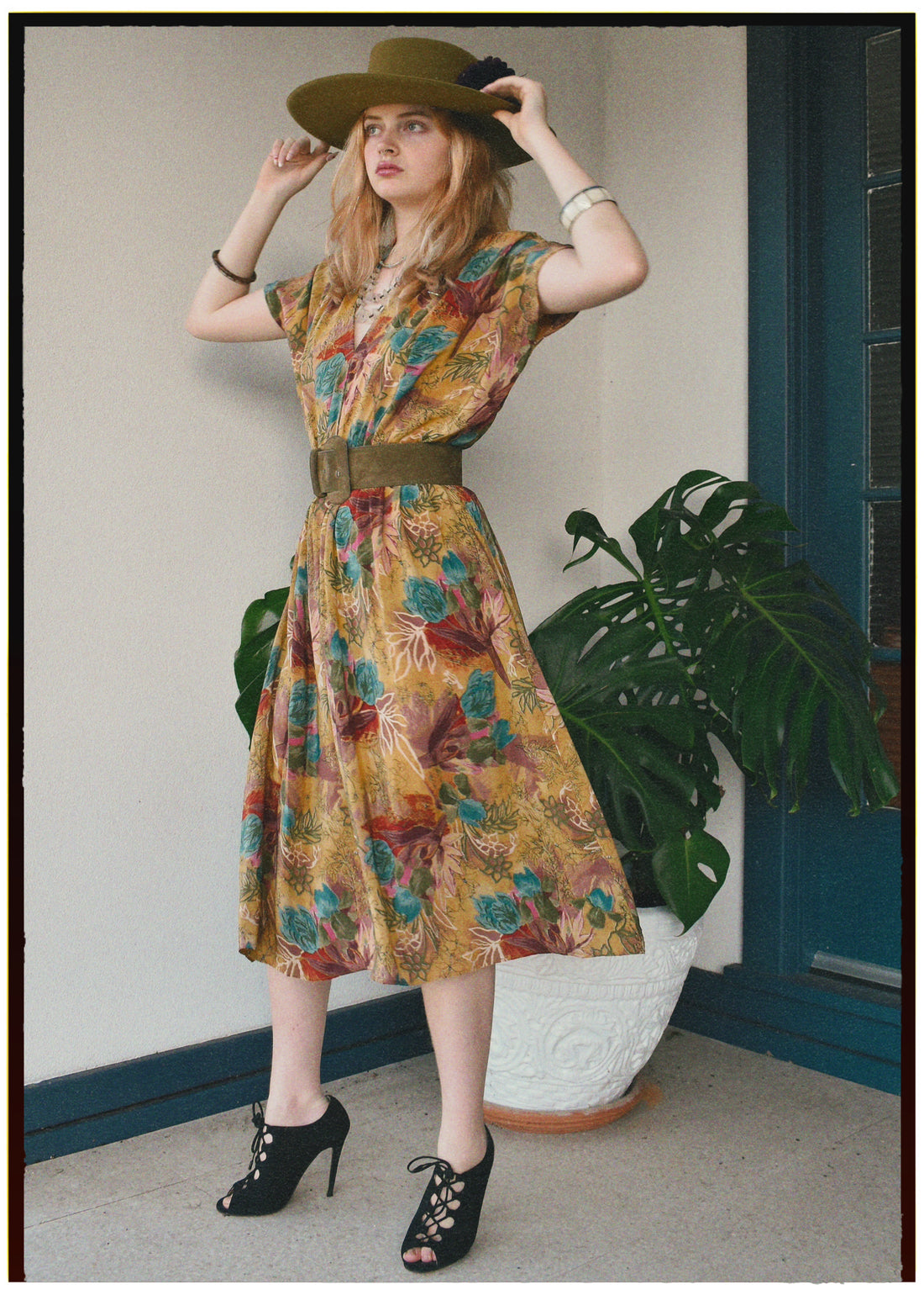 Protea Silk Crepe 1930&