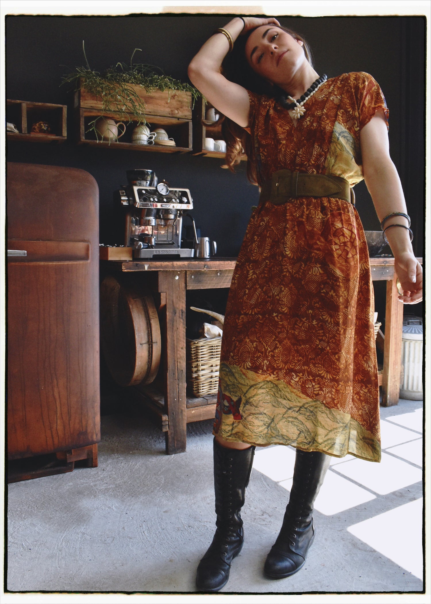 Protea Silk Crepe 1930&