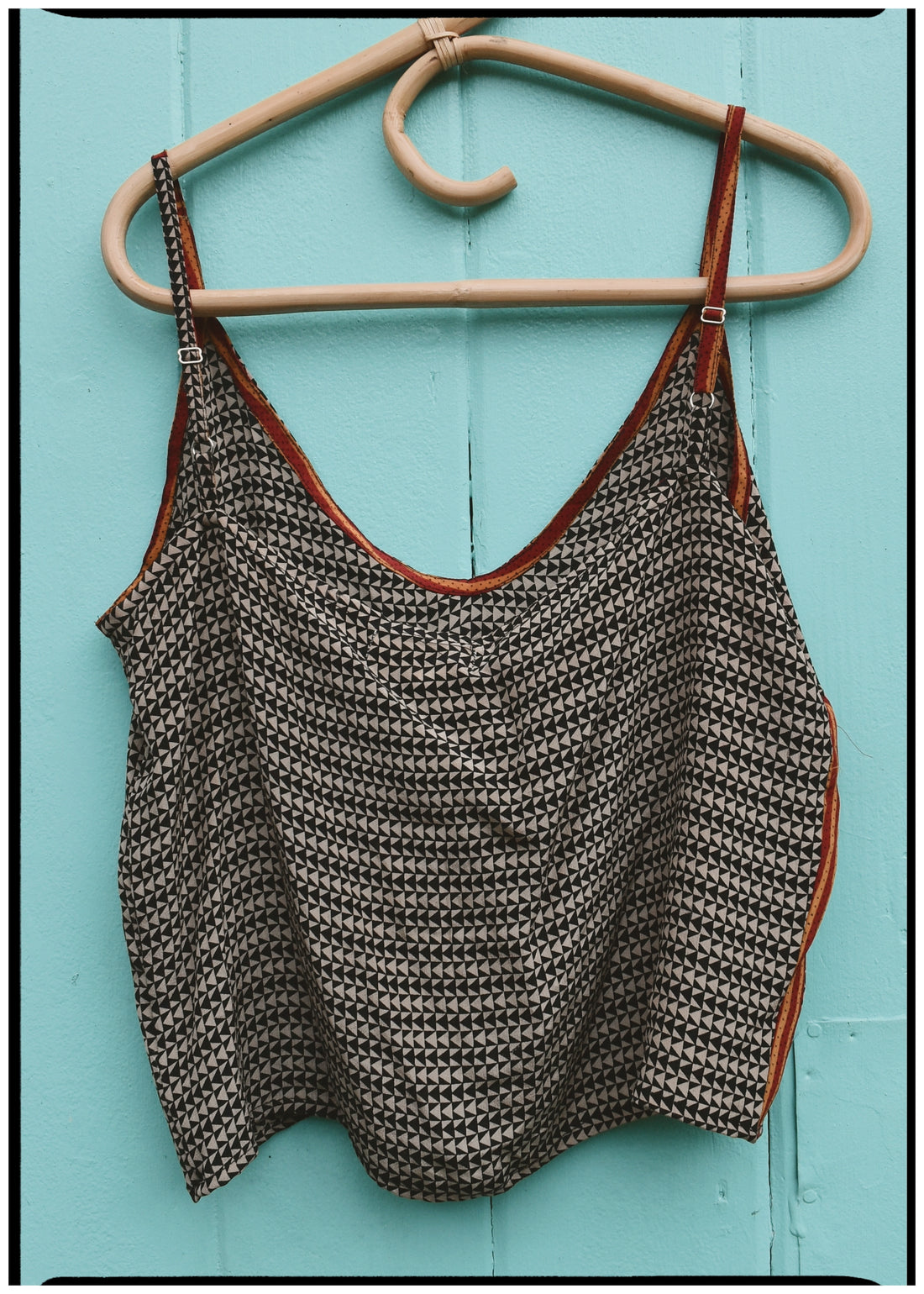 Reseda Silk Crepe Camisole Top ~ Filigree L
