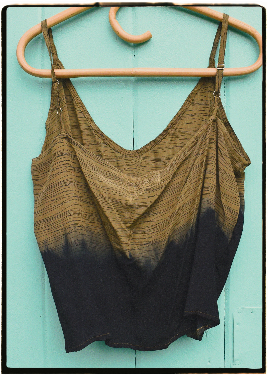 Reseda Silk Crepe Camisole Top ~ Poppy L