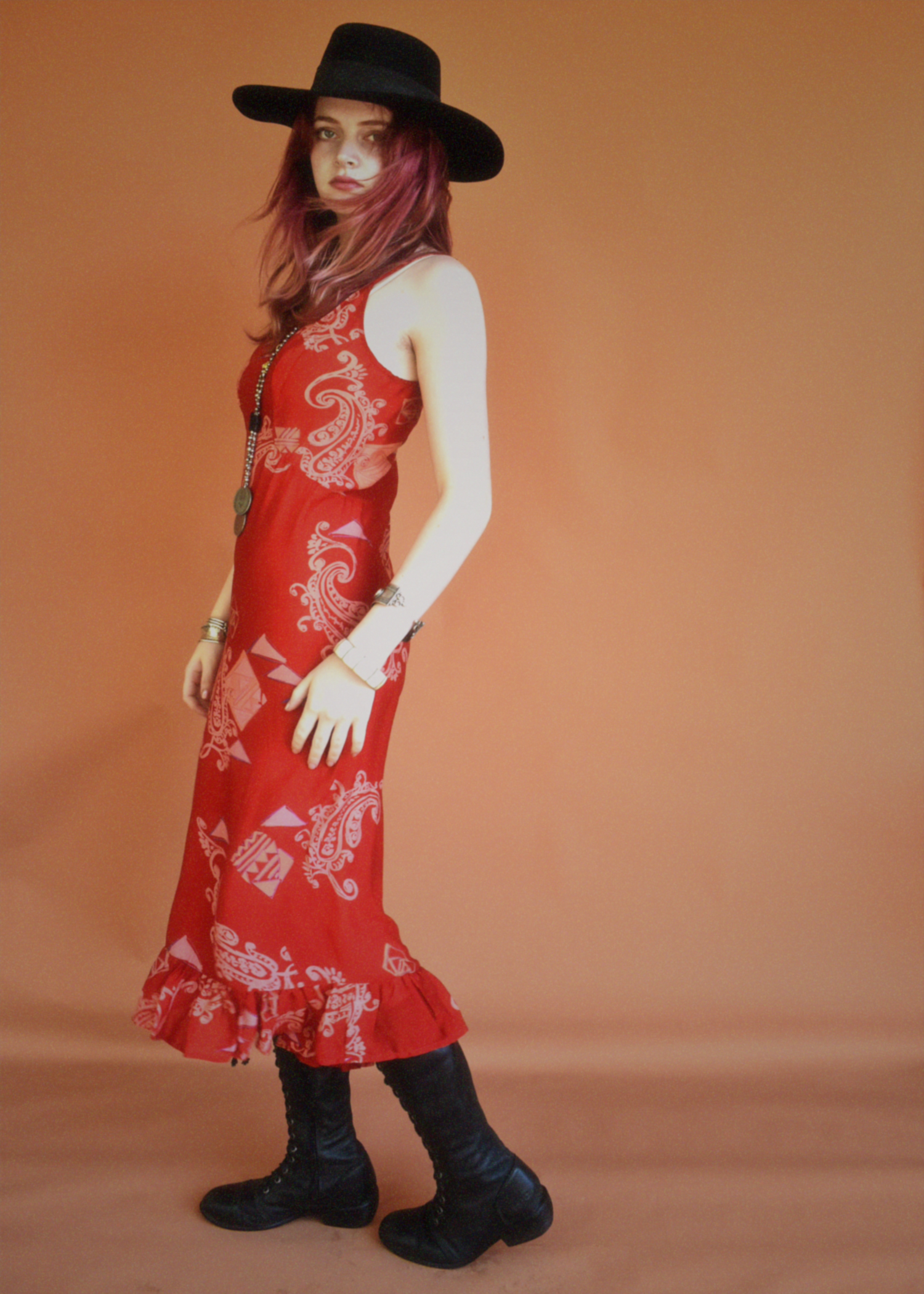 Rumex Silk Slip Dress ~ Valiant S