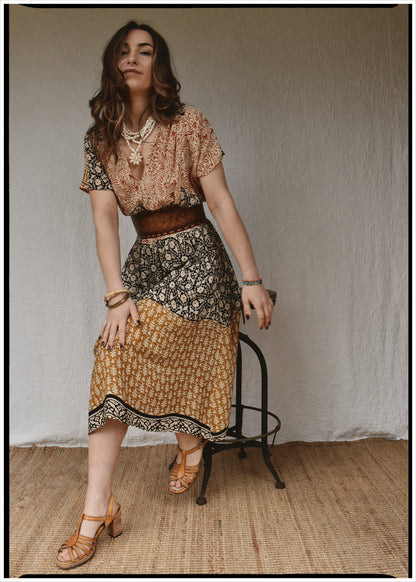 Protea Silk Crepe 1930&