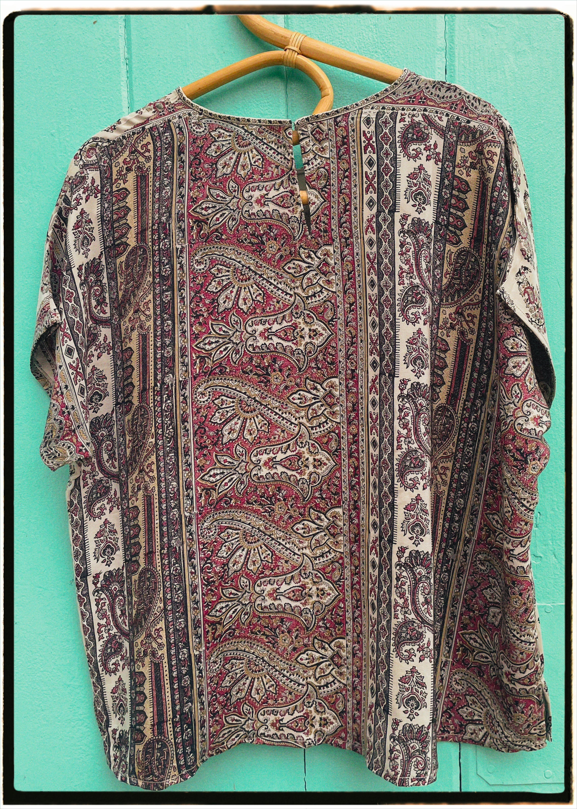 Viola Silk Crepe T-Shirt ~ Slate XL