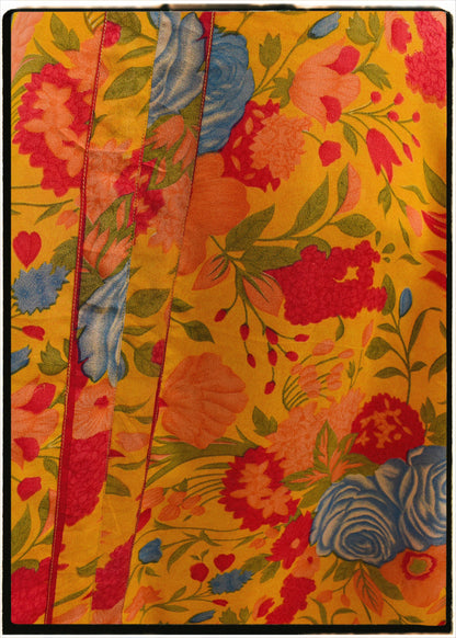 Zea Silk Crepe Kaftan Maxi Dress ~  Mimosa S