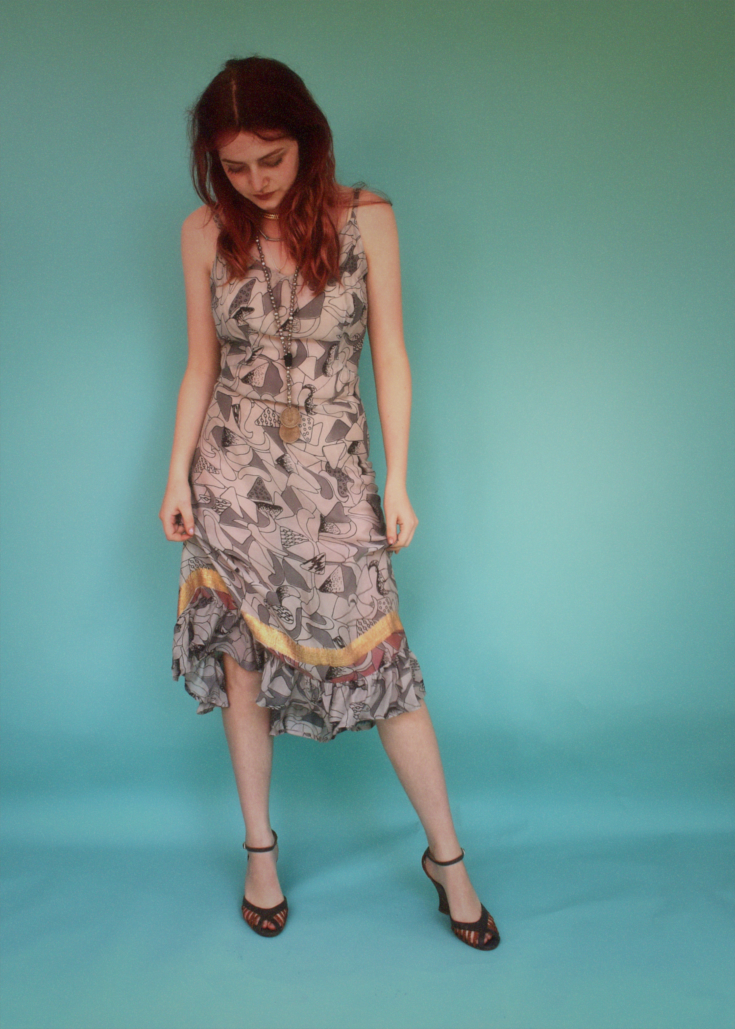 Rumex Silk Slip Dress ~ Skyway S &amp; L