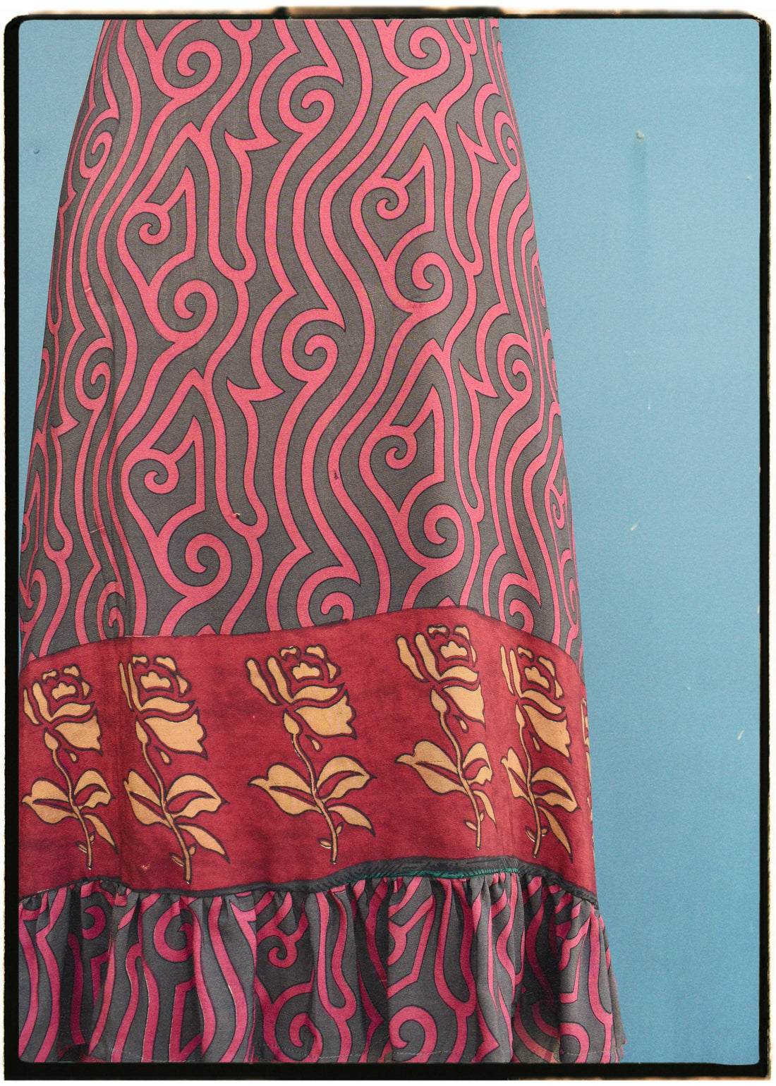 Rumex Silk Slip Dress ~ Military XS & XL