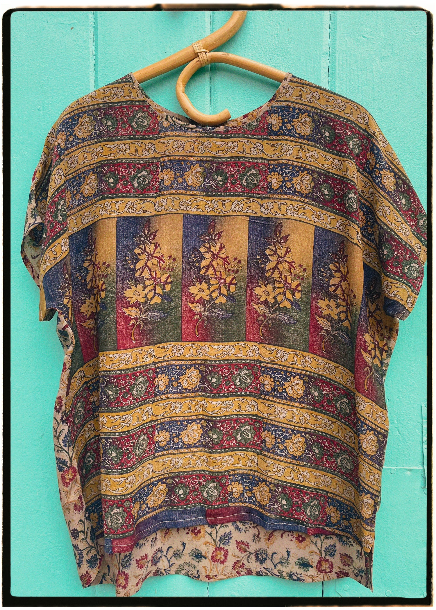 Viola Silk Crepe T-Shirt ~ Leather M