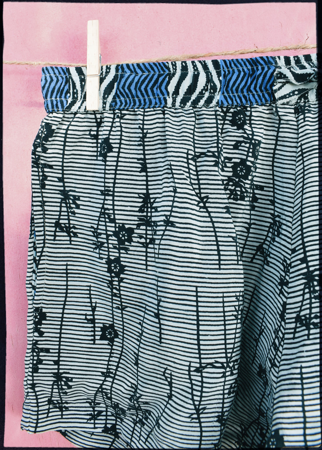 Fumaria Silk Shorts ~ Marble L