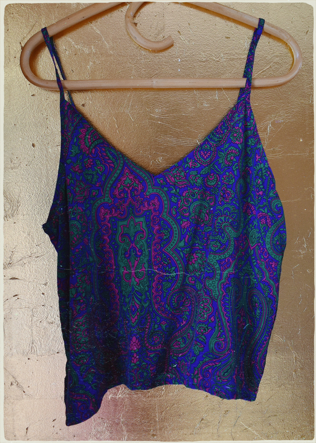 Reseda Silk Crepe Camisole Top ~ Diva M