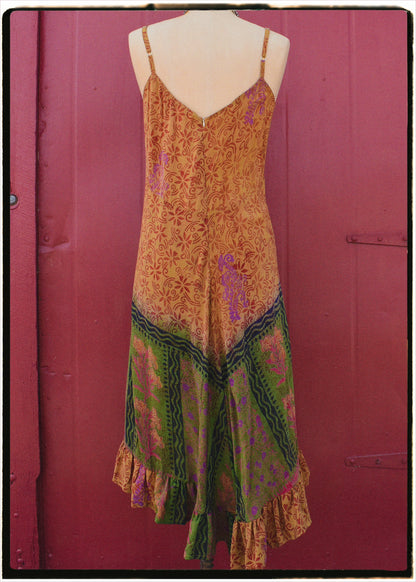 Rumex Silk Slip Dress ~ Dijon XS &amp; XL
