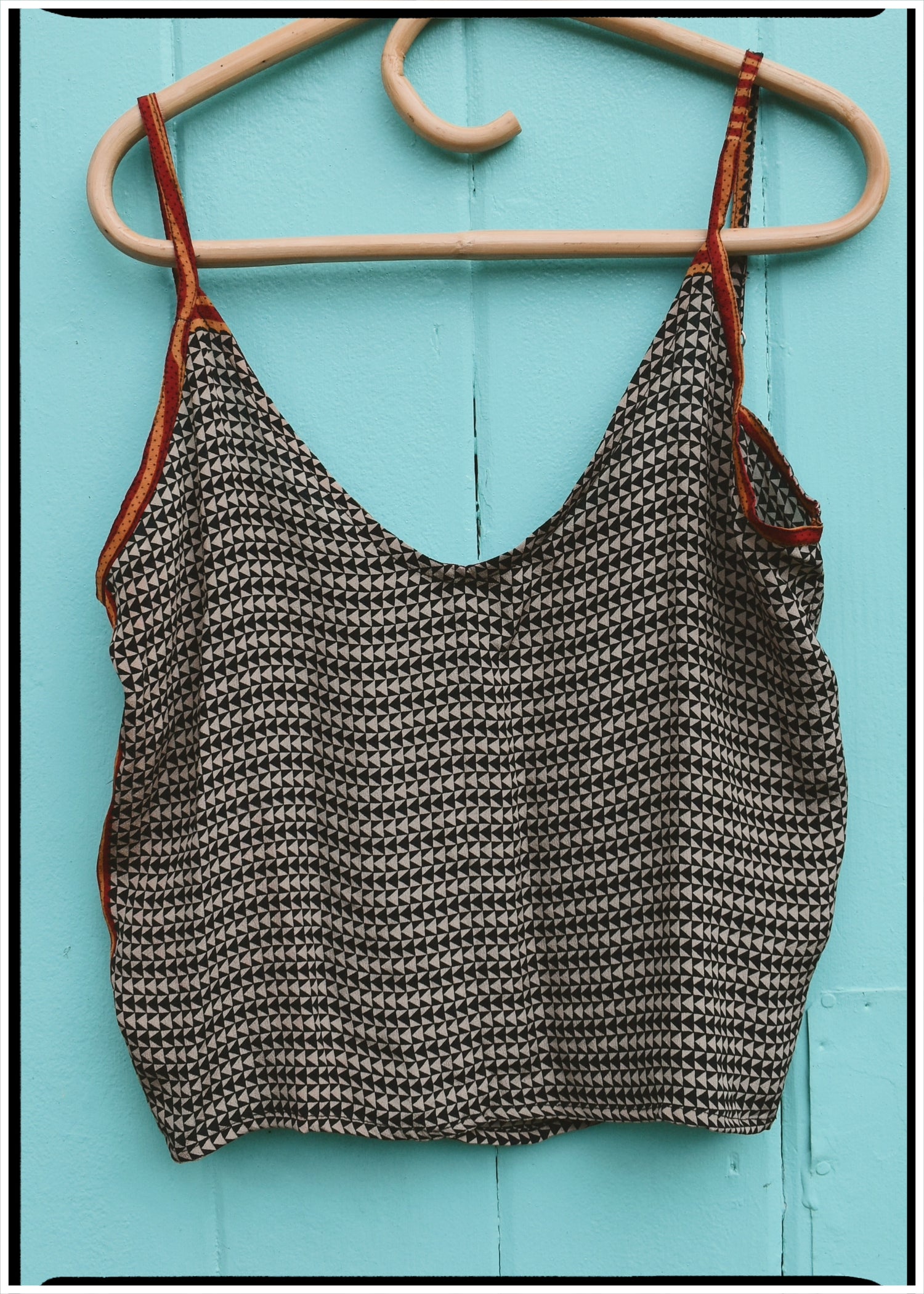Reseda Silk Crepe Camisole Top ~ Filigree L