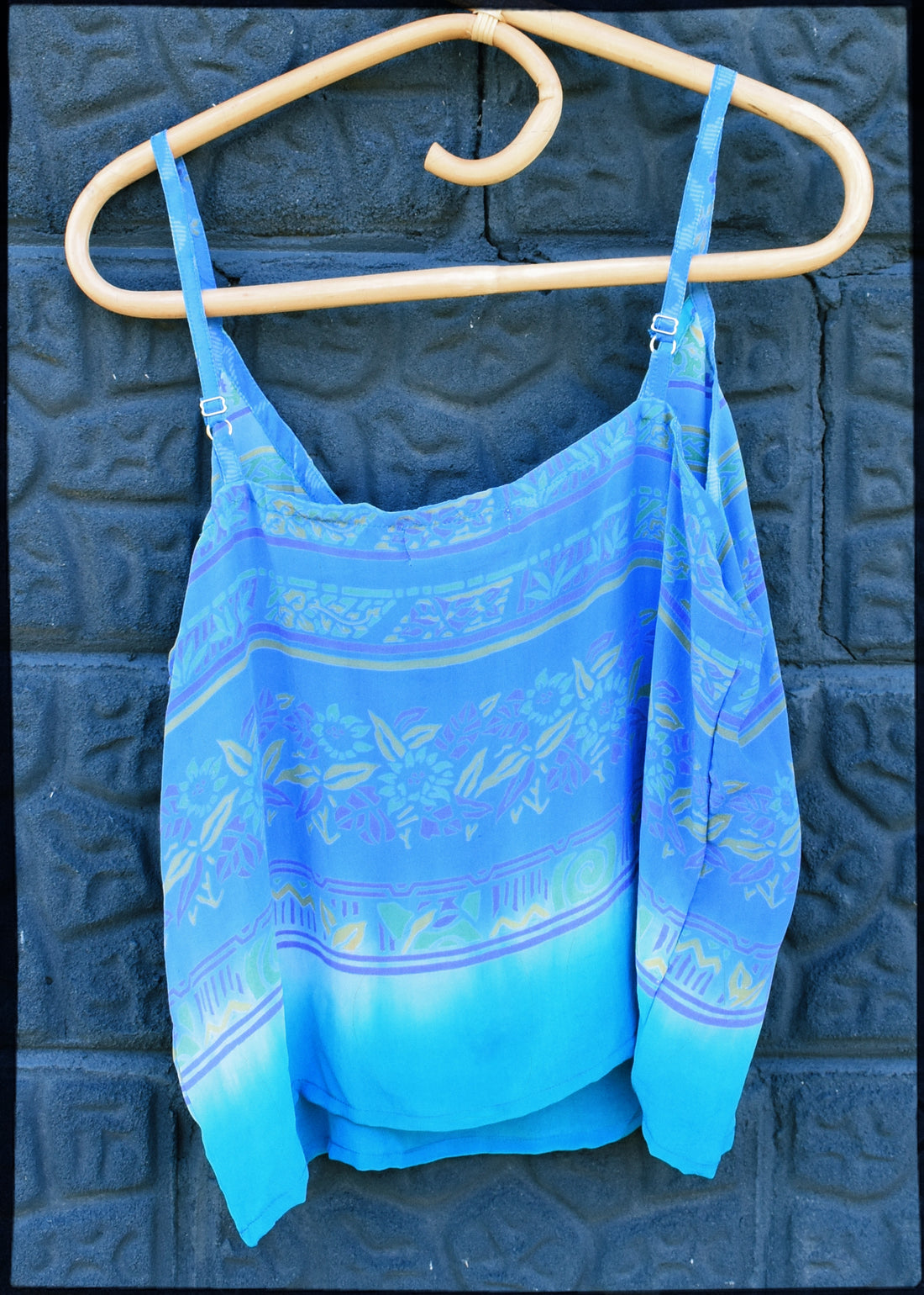 Reseda Silk Crepe Camisole Top ~  Jacaranda S