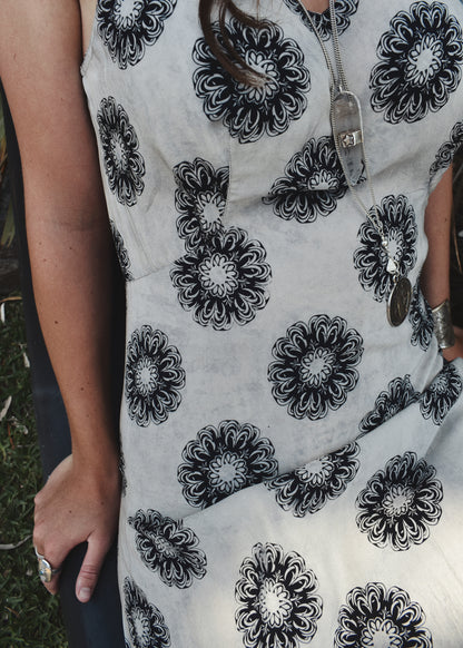 Rumex Silk Slip Dress ~ Graphite M