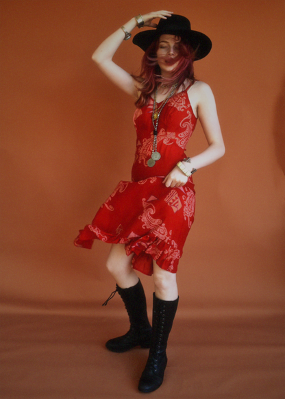 Rumex Silk Slip Dress ~ Valiant S