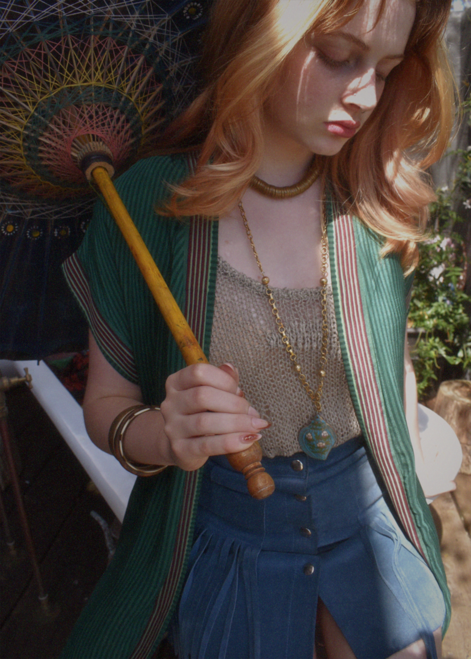 Pilea Silk Crepe Wrap Kimono Top ~ Noel S/M