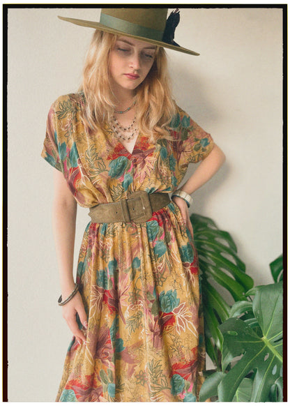 Protea Silk Crepe 1930&