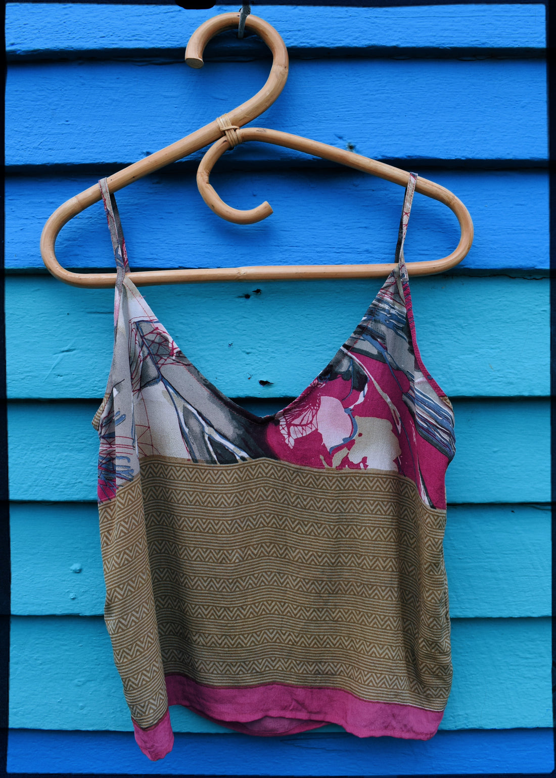 Reseda Silk Crepe Camisole Top ~ Taos S