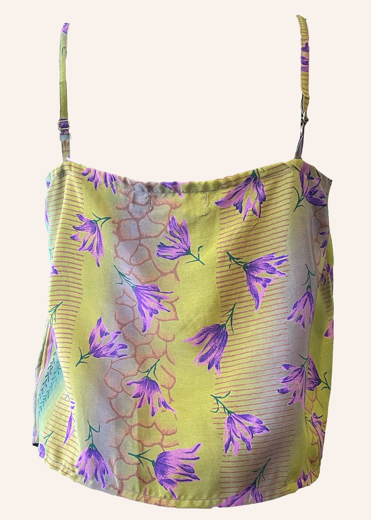 Reseda Silk Crepe Camisole Top ~ Amparo XL