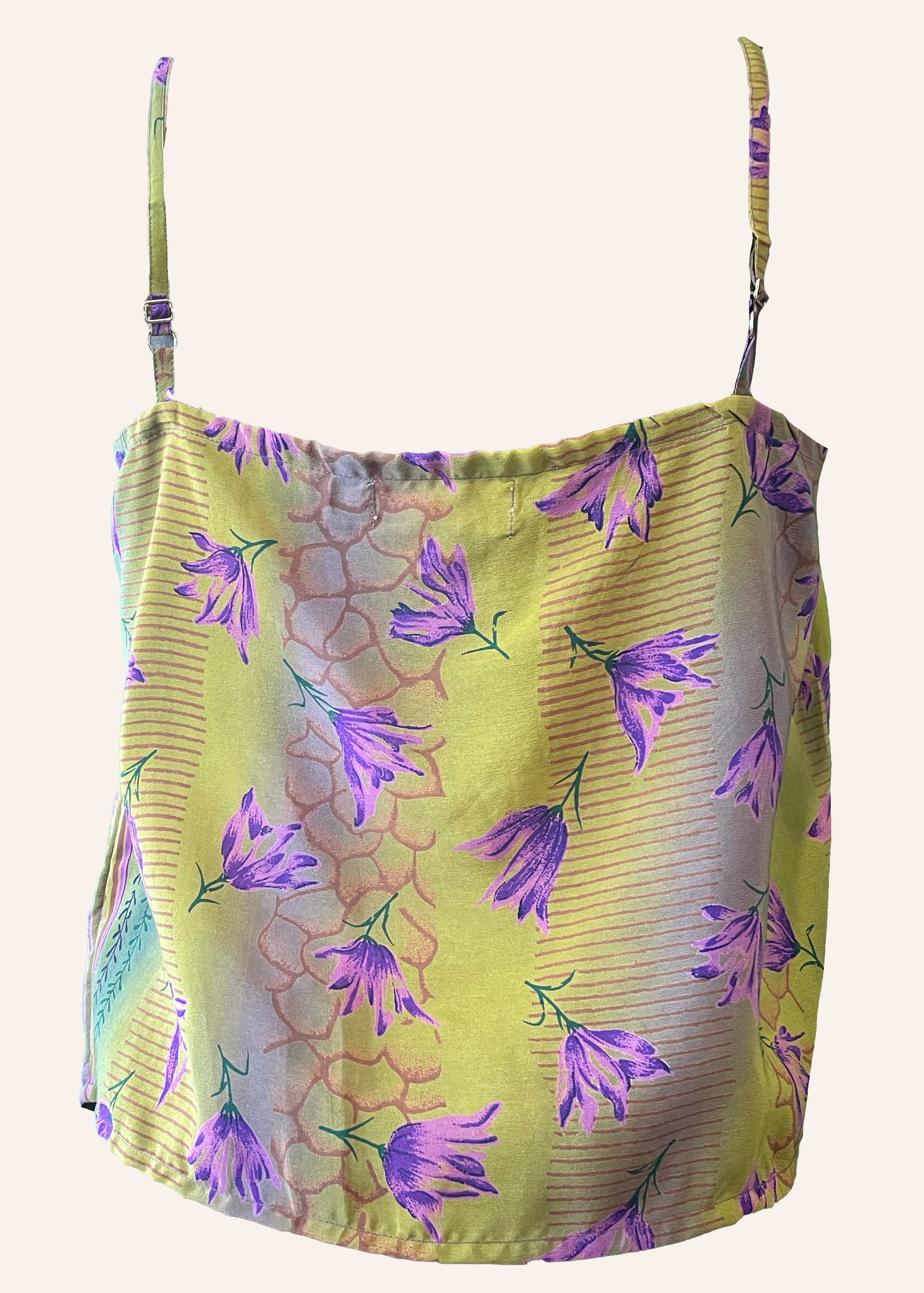 Reseda Silk Crepe Camisole Top ~ Amparo XL
