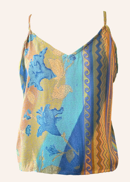 Reseda Silk Crepe Camisole Top ~ Arrowood XL