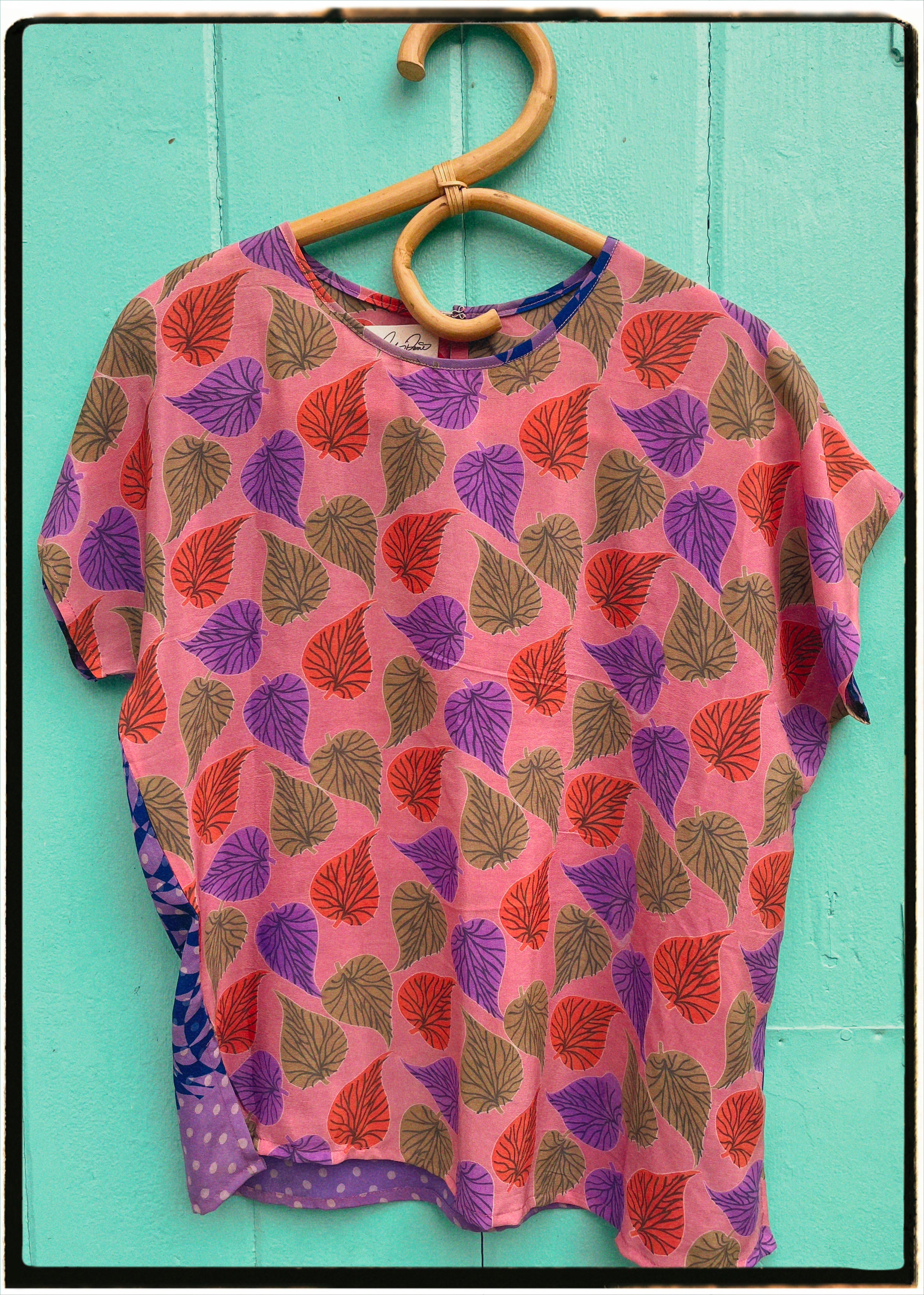 Viola Silk Crepe T-Shirt ~ Chateau S