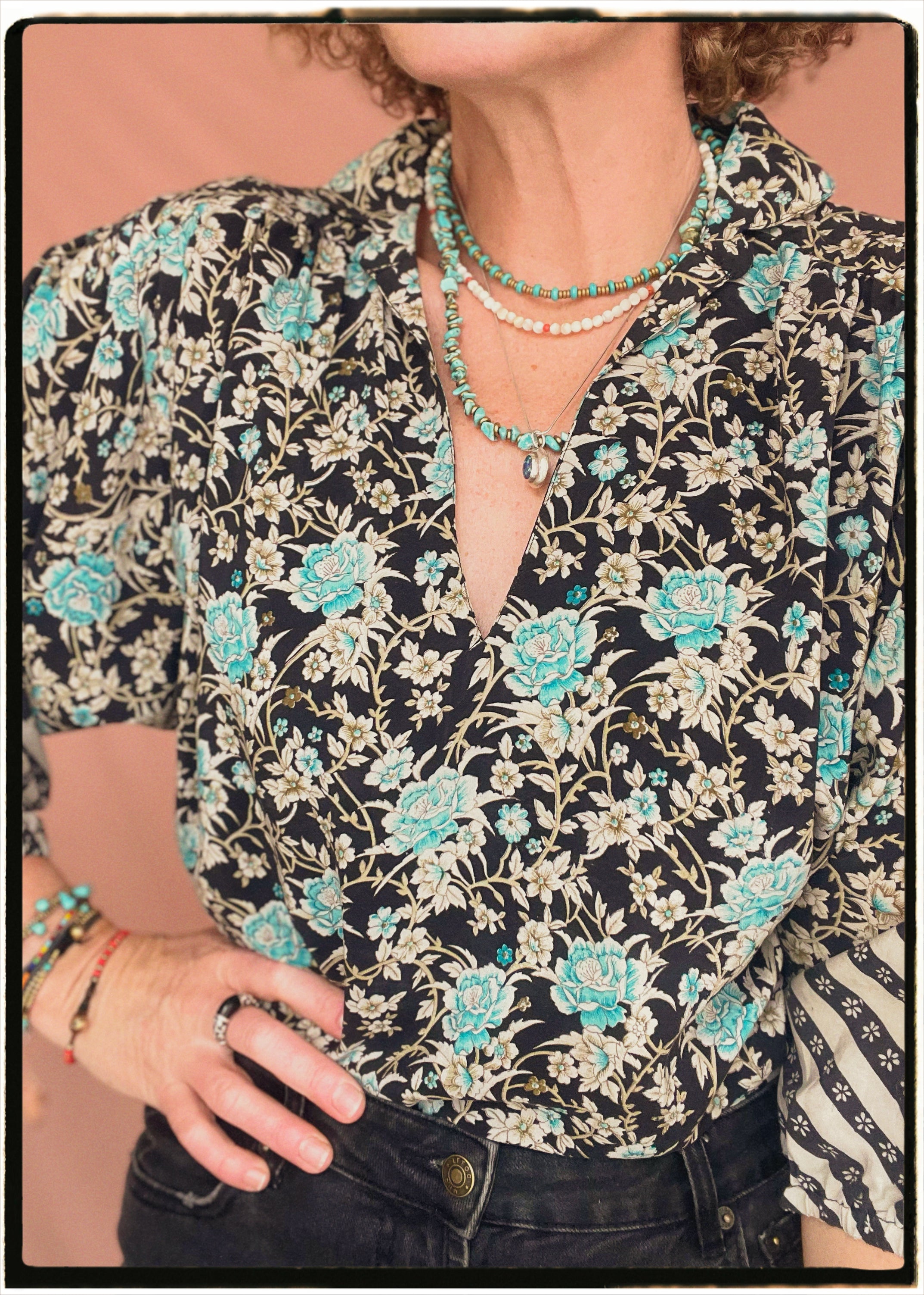Ochna Silk Crepe Shirt ~ Bluebell XS &amp; M
