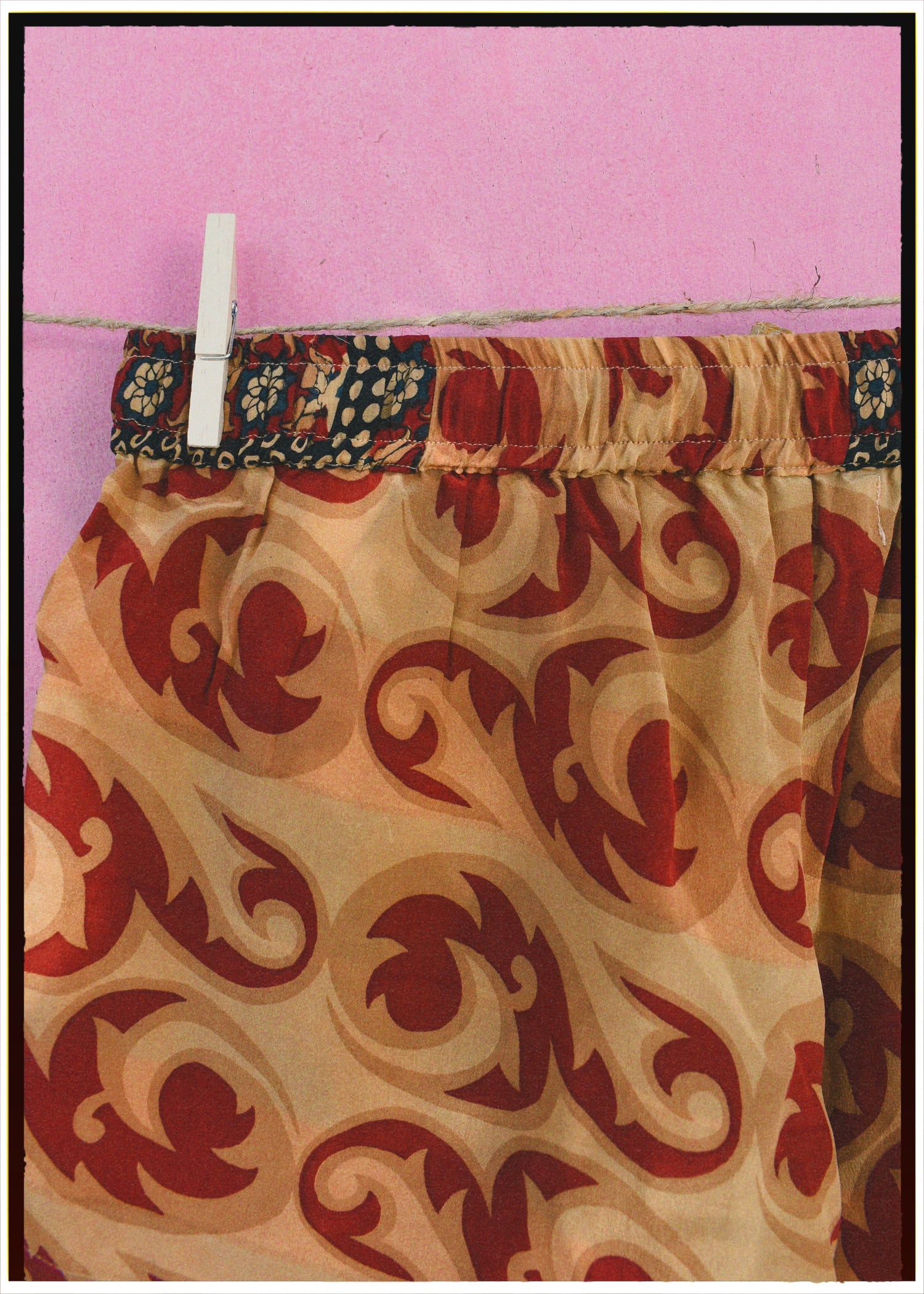 Fumaria Silk Shorts ~ Roasted L