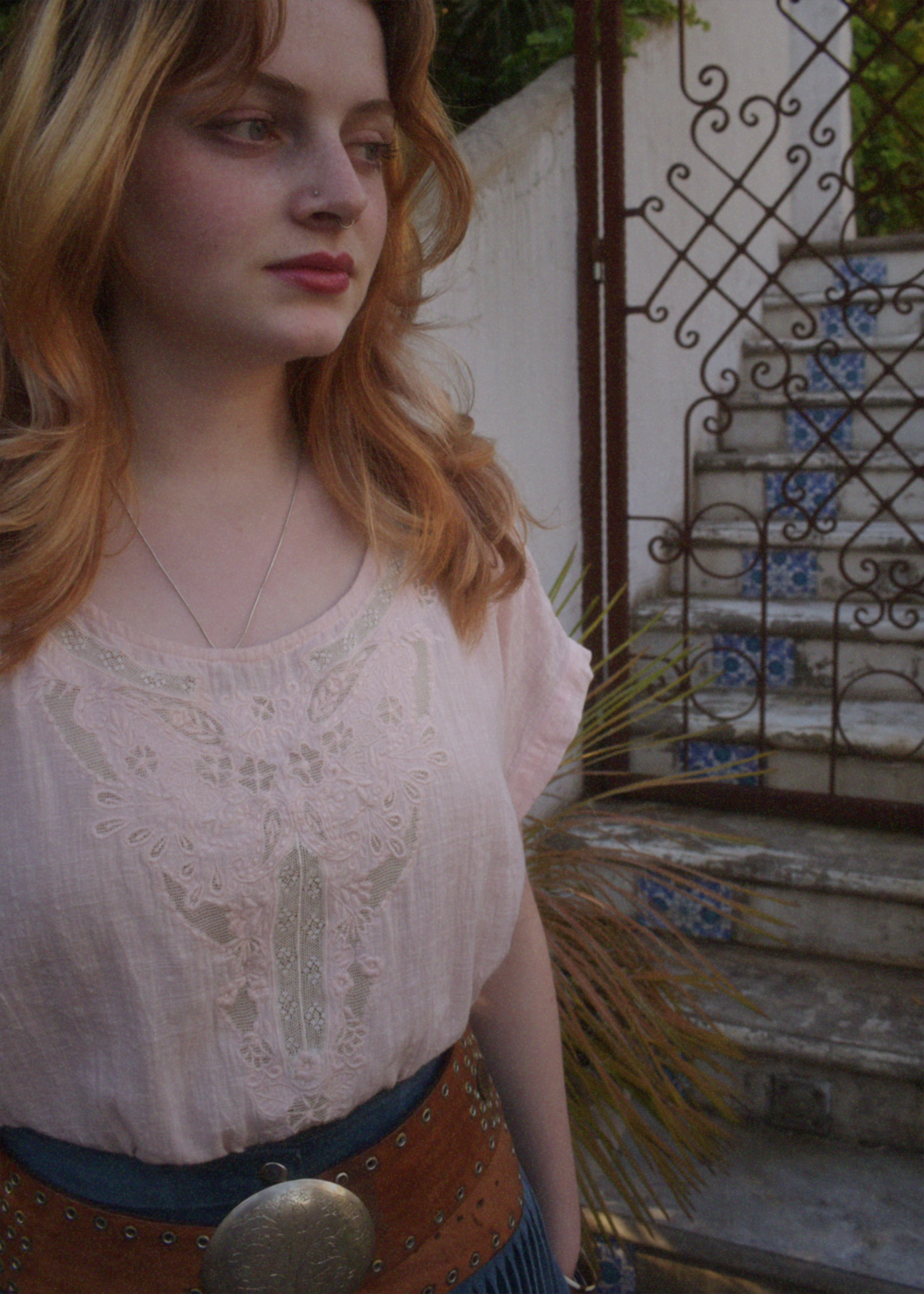 Hybrides Cotton Cut-Work Shirt