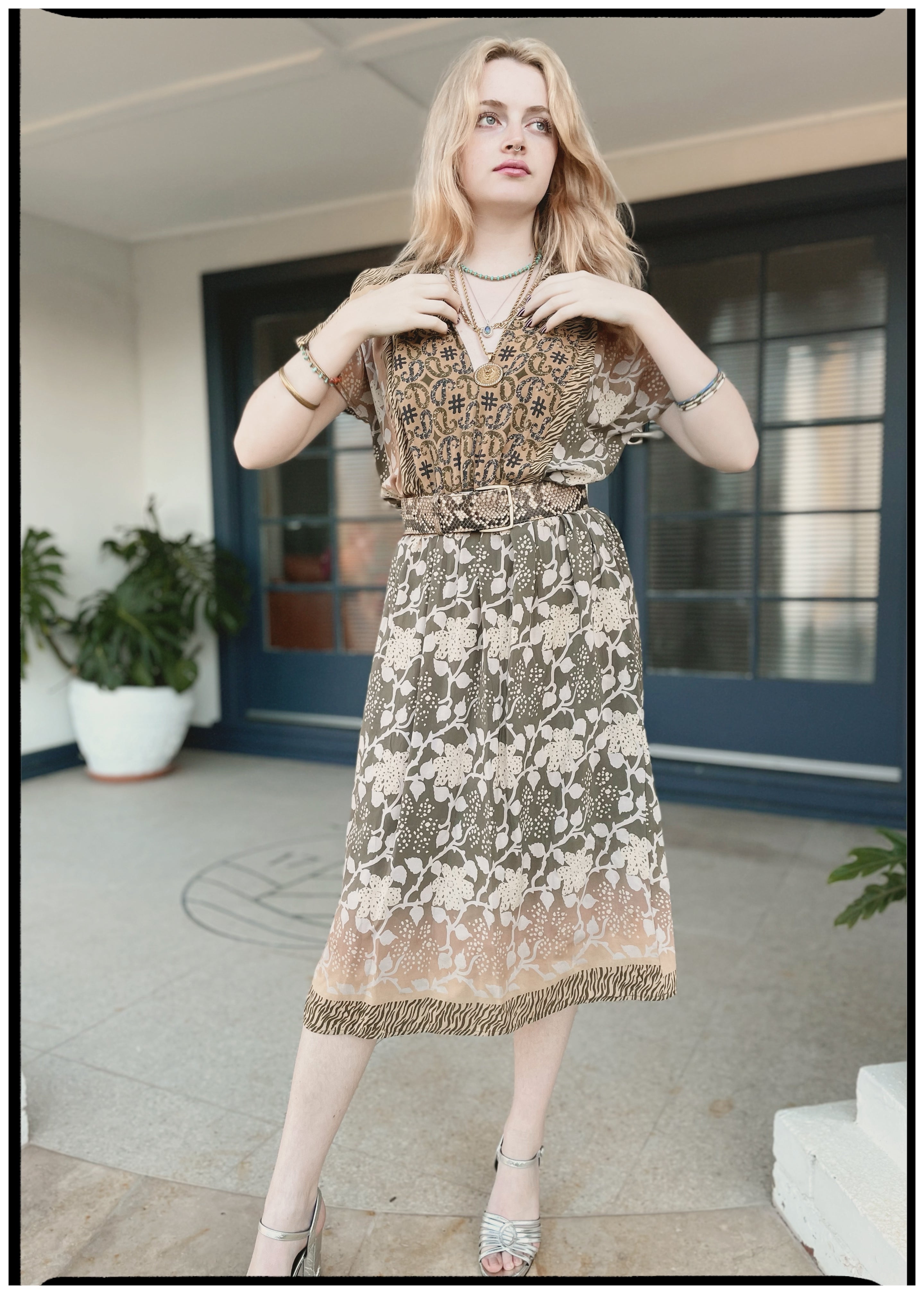 Protea Silk Crepe 1930&