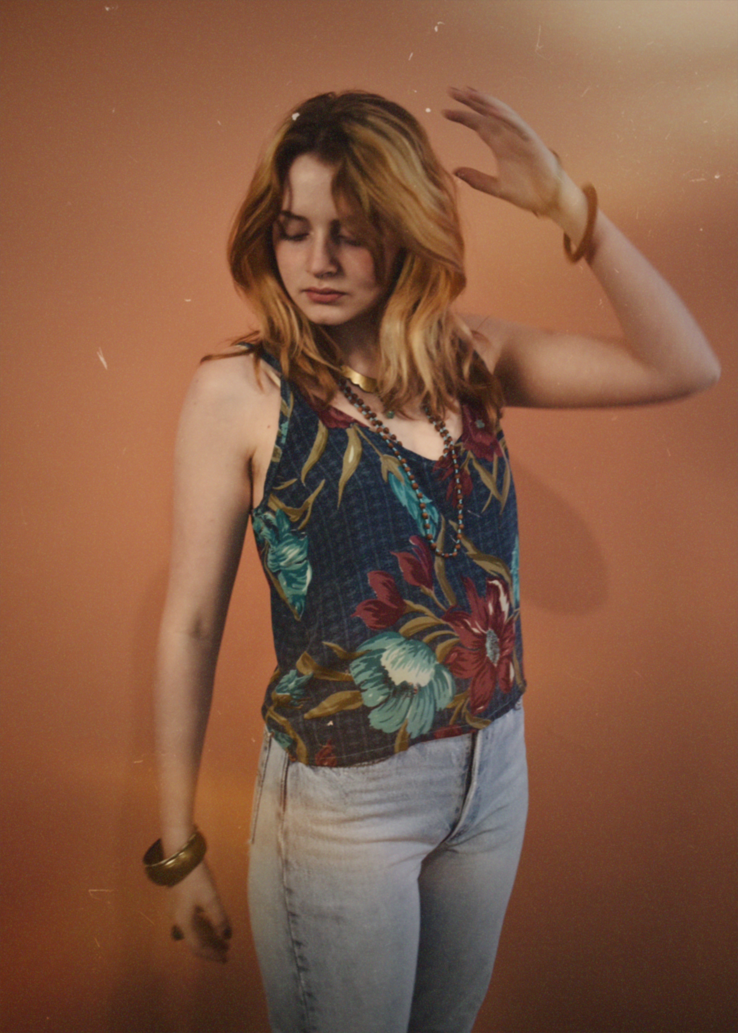 Reseda Silk Crepe Camisole Top ~ Vallarta S