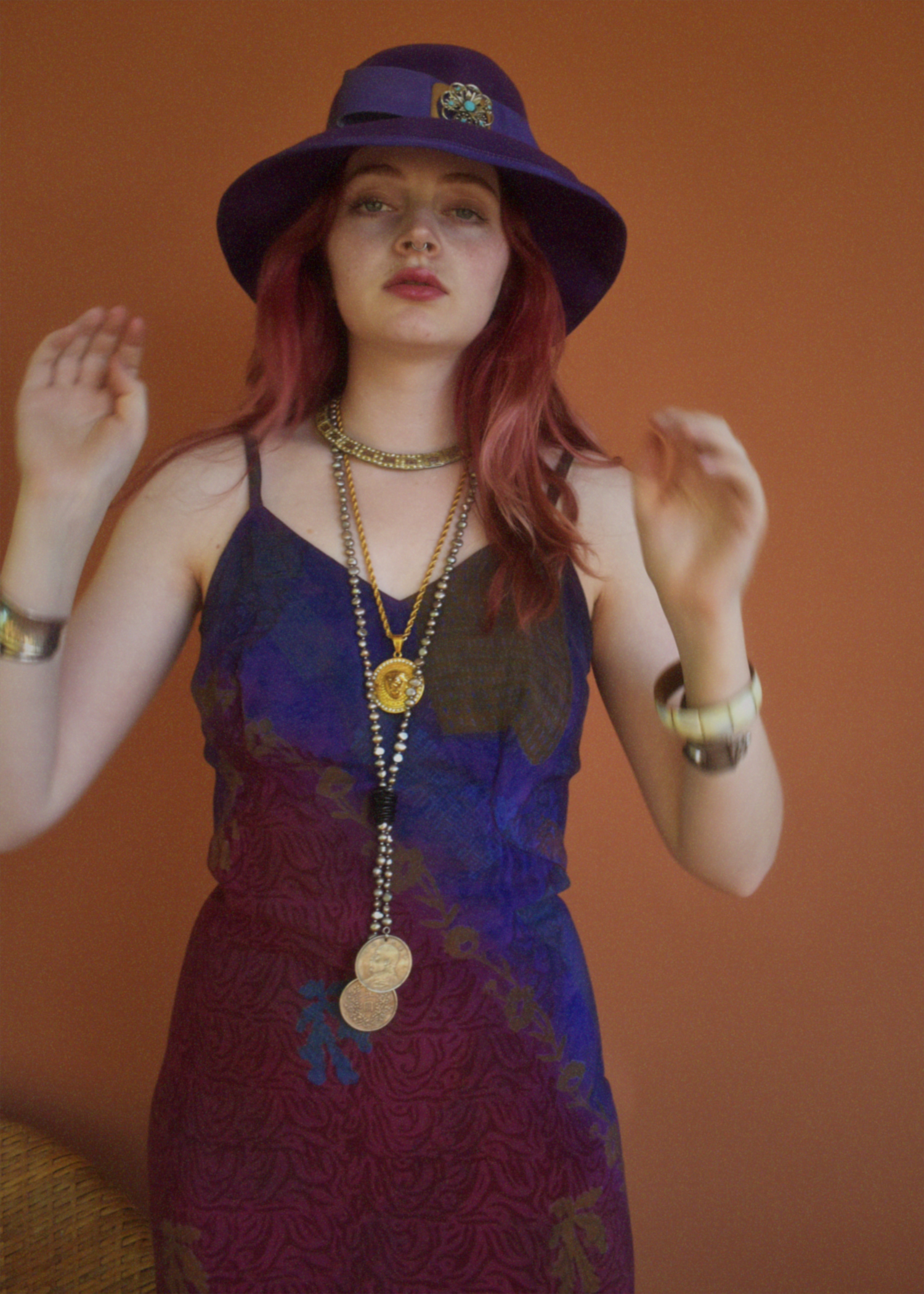 Rumex Silk Slip Dress ~ Holly S