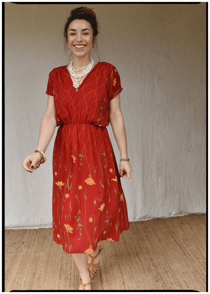 Protea Silk Crepe 1930&