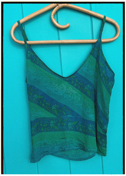 Reseda Silk Crepe Camisole Top ~ Dynasty XS