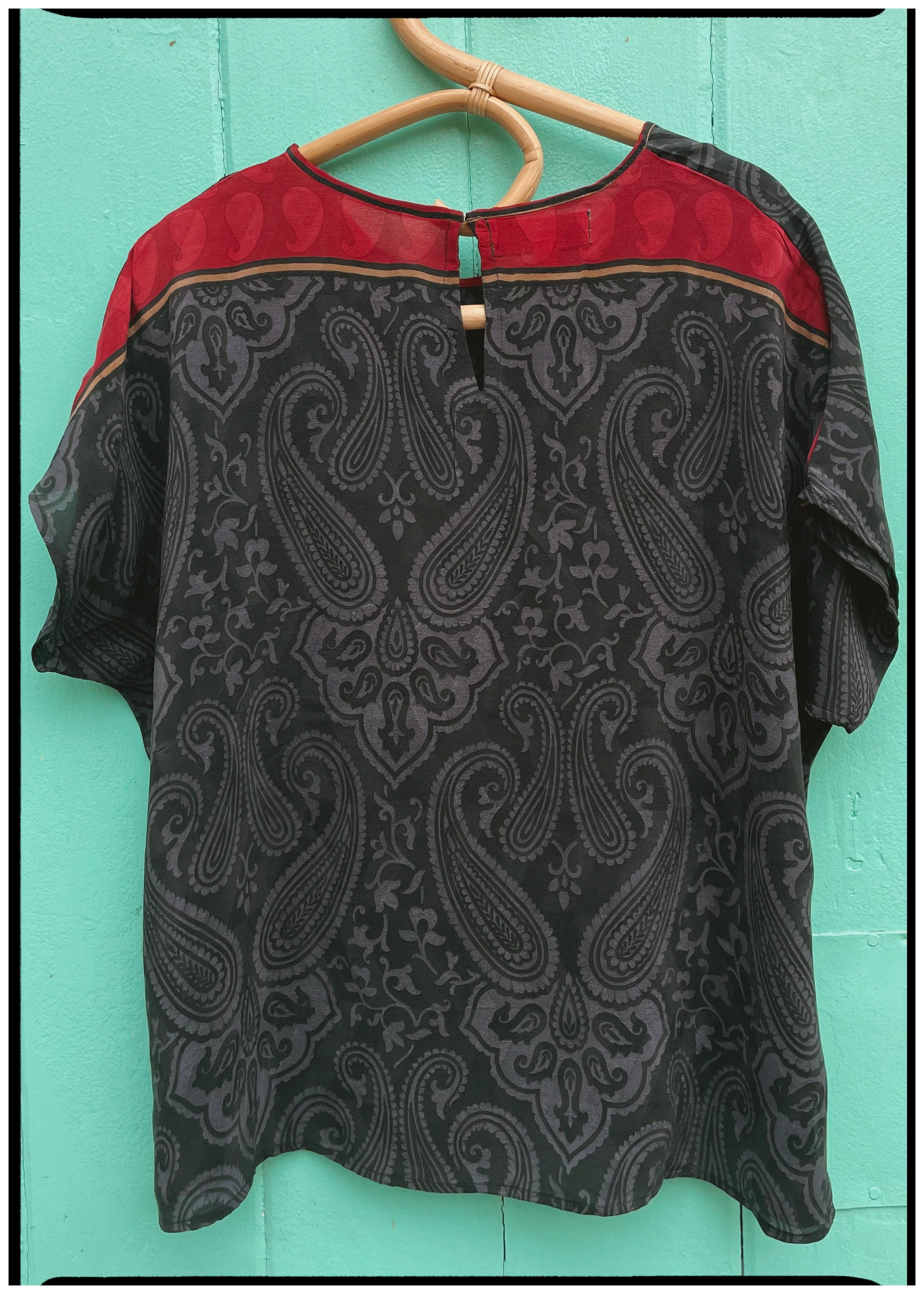 Viola Silk Crepe T-Shirt ~ Pulse XL