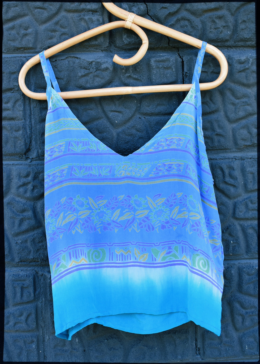 Reseda Silk Crepe Camisole Top ~  Jacaranda S