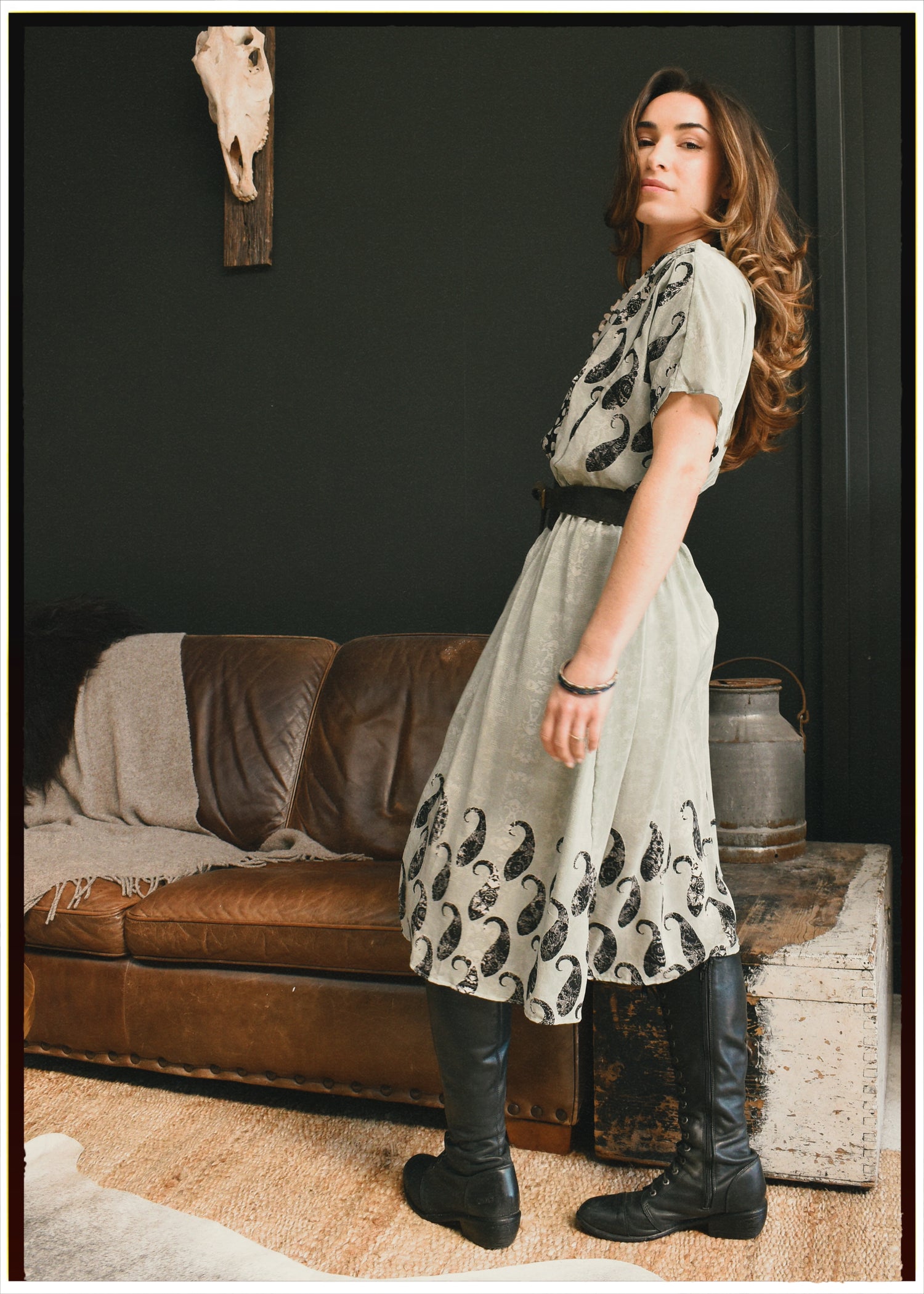 Protea Silk Crepe 1930&