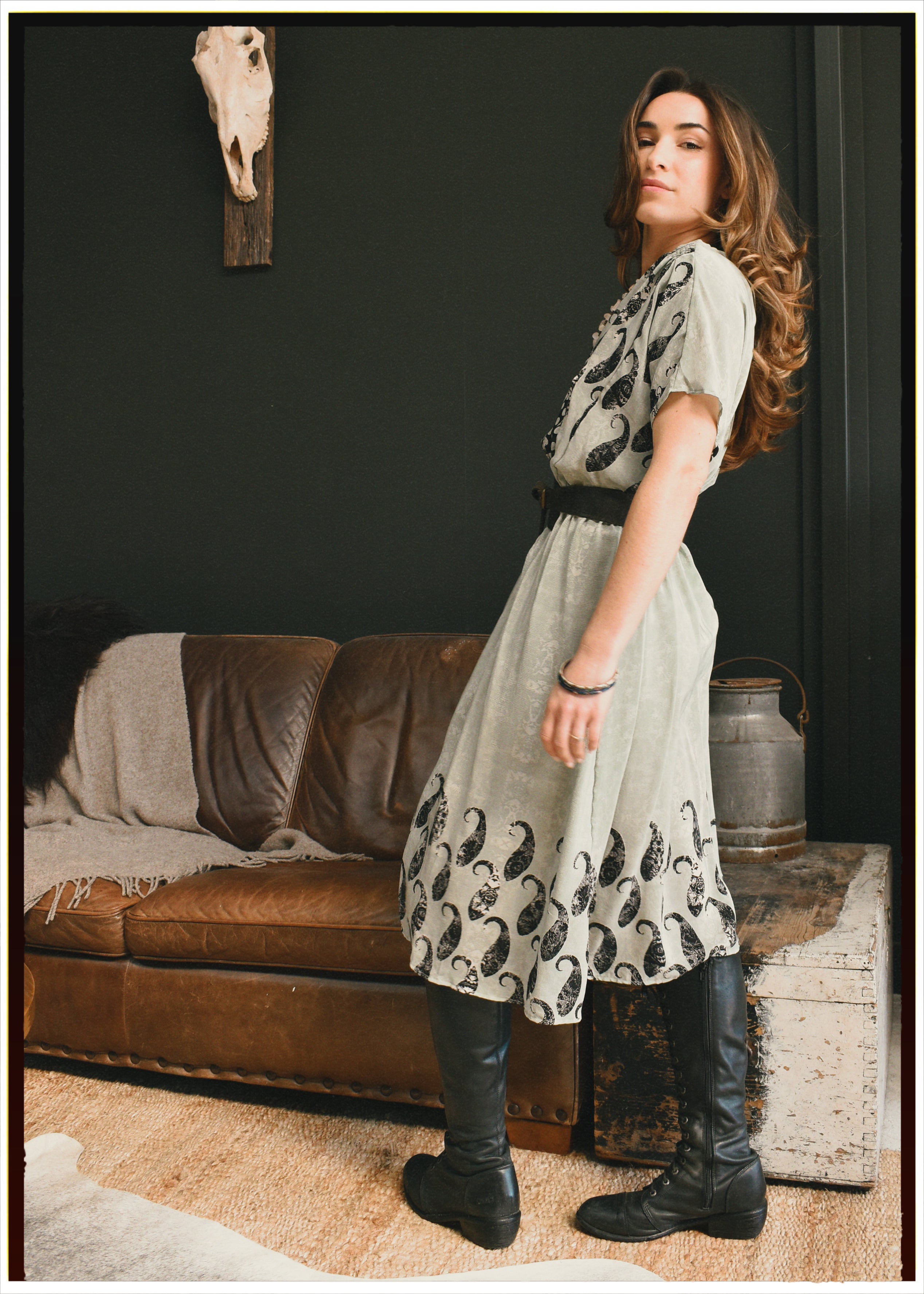 Protea Silk Crepe 1930&