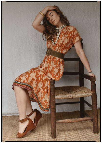 Protea Silk Crepe 1930&