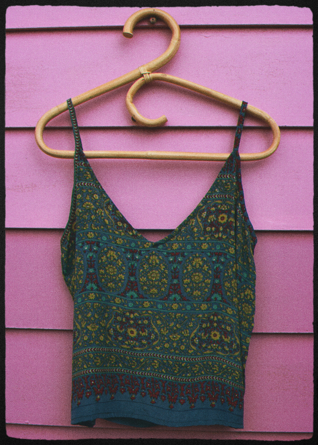 Reseda Silk Crepe Camisole Top ~ Bosphorus S