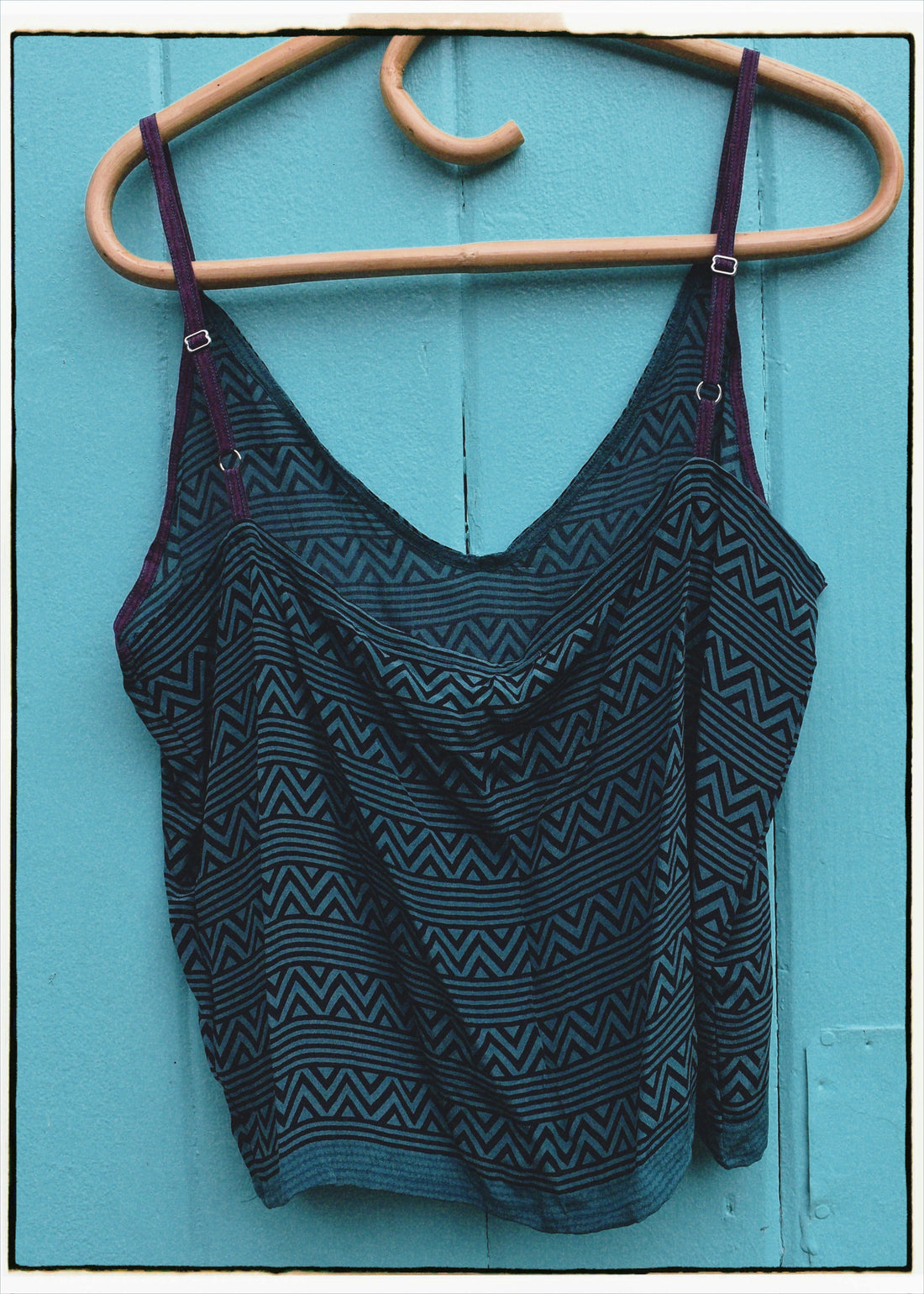 Reseda Silk Crepe Camisole Top ~ Atlantic L