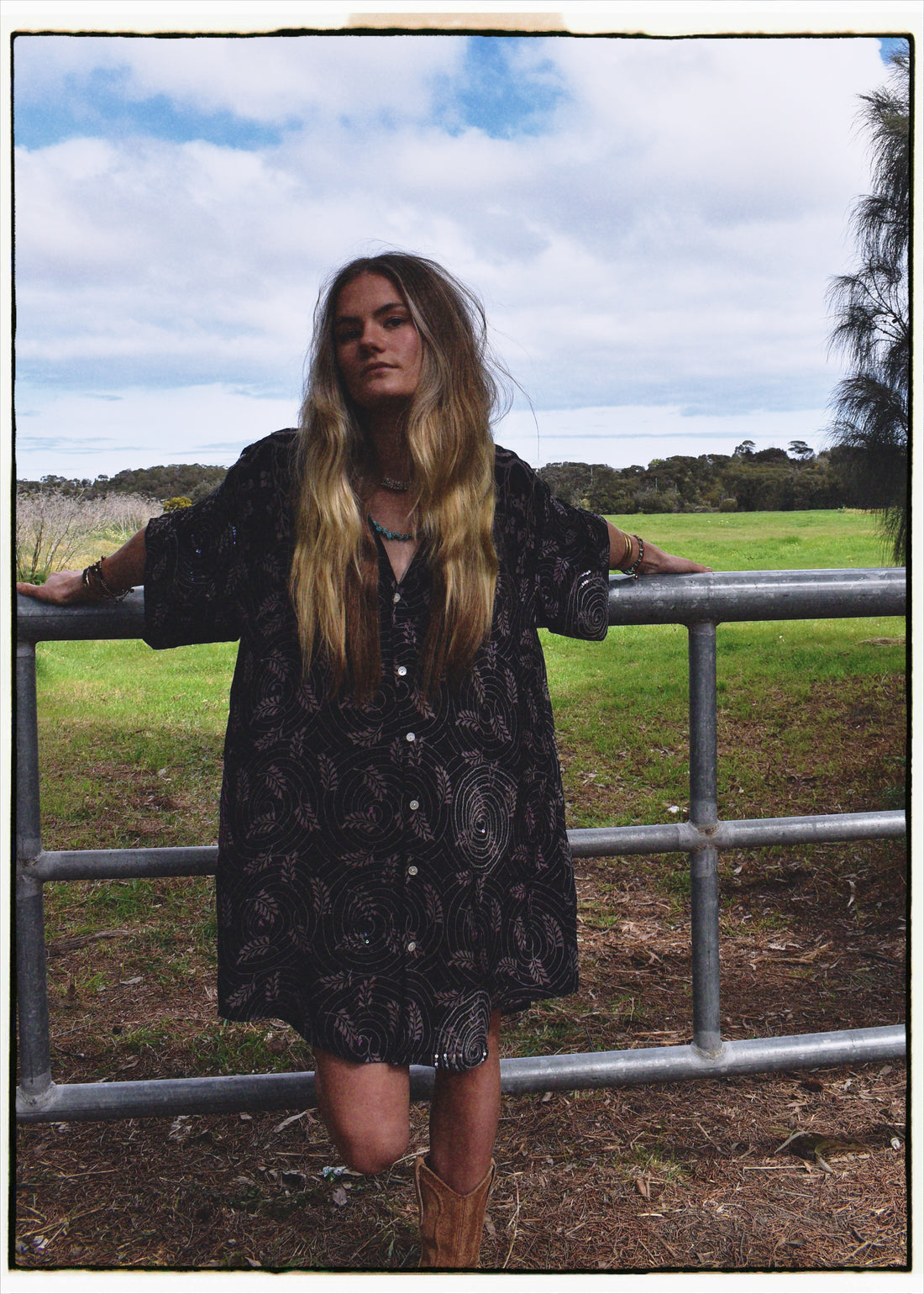 Astralagus Silk Crepe Oversized Shirt ~ Liberty