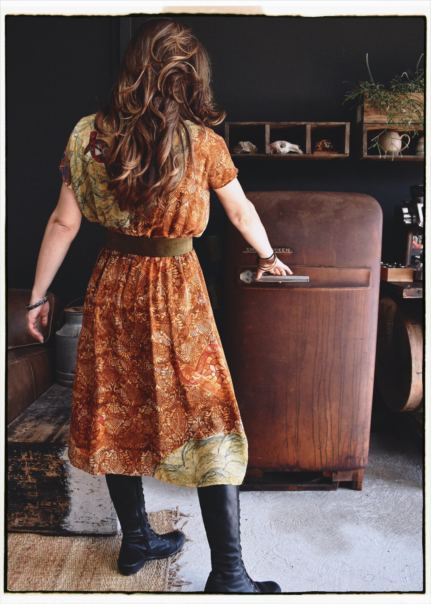 Protea Silk Crepe 1930&
