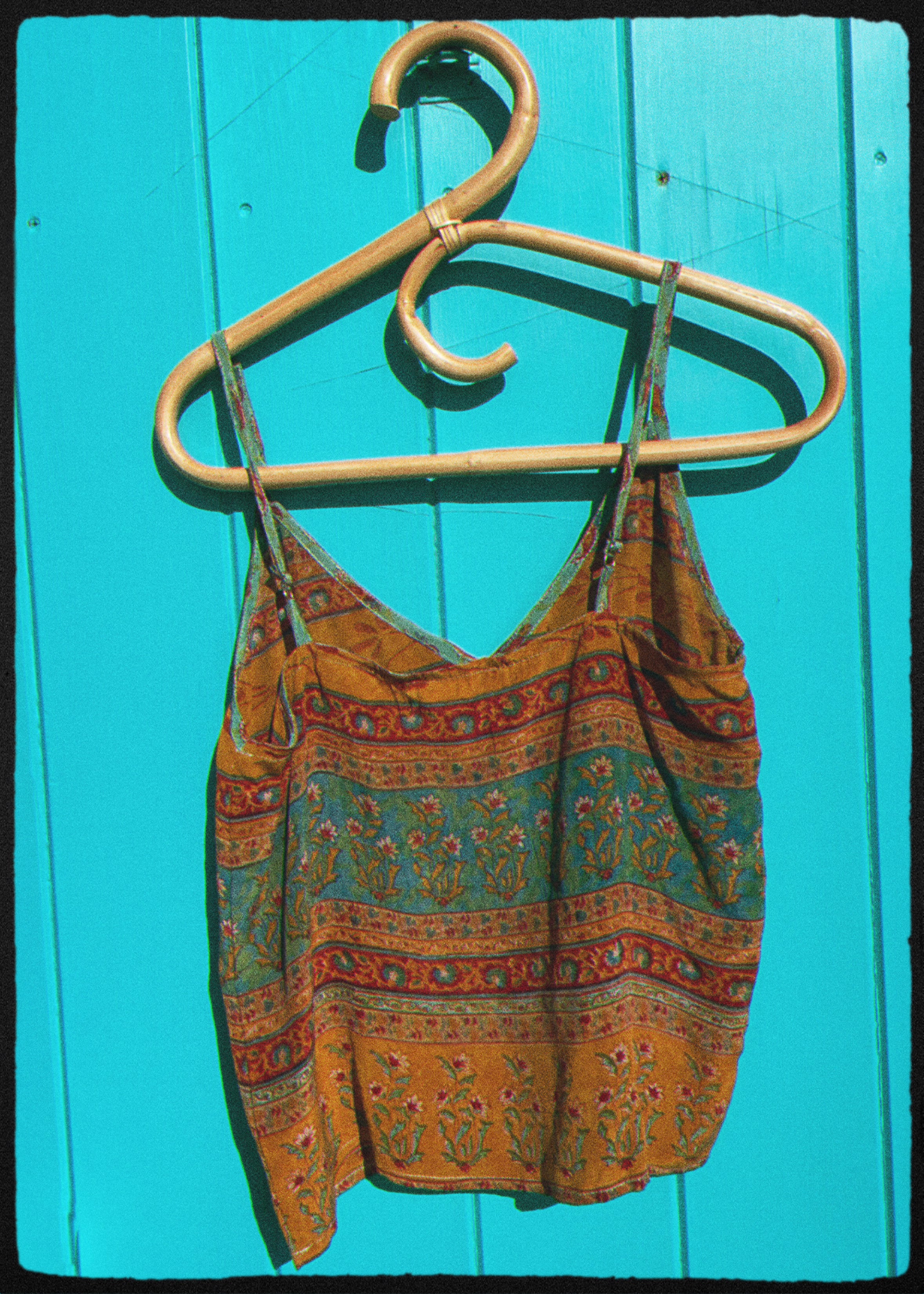 Reseda Silk Crepe Camisole Top ~ Barbados XS